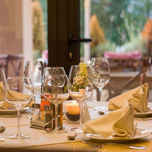 Fine dining at Nordick's Inn
