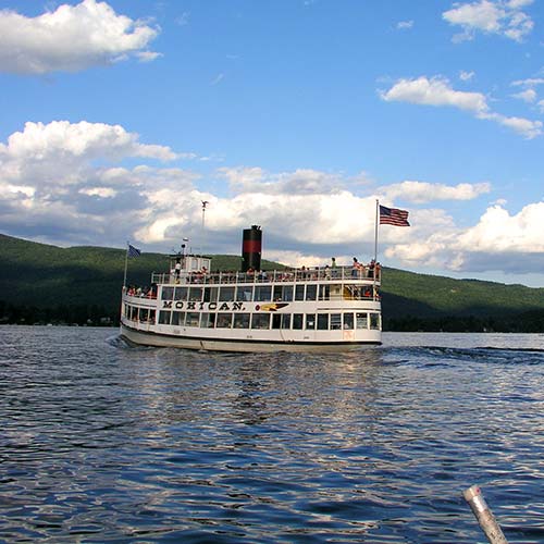 Mohican Steam Boat on Lake George
