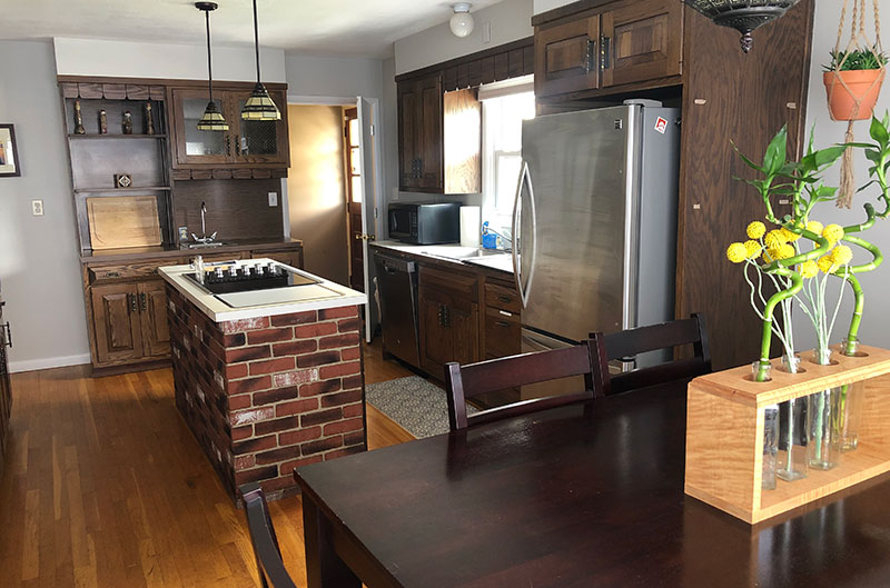 Kitchen in our Lake George Lake View Apartment